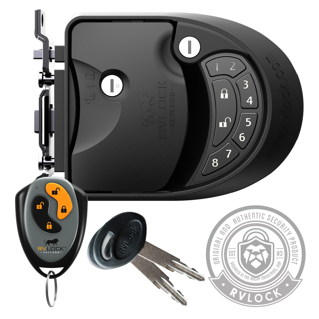RVLock Charter Keyless Handle for Class C/A Motorhomes Left Hand - Open Box