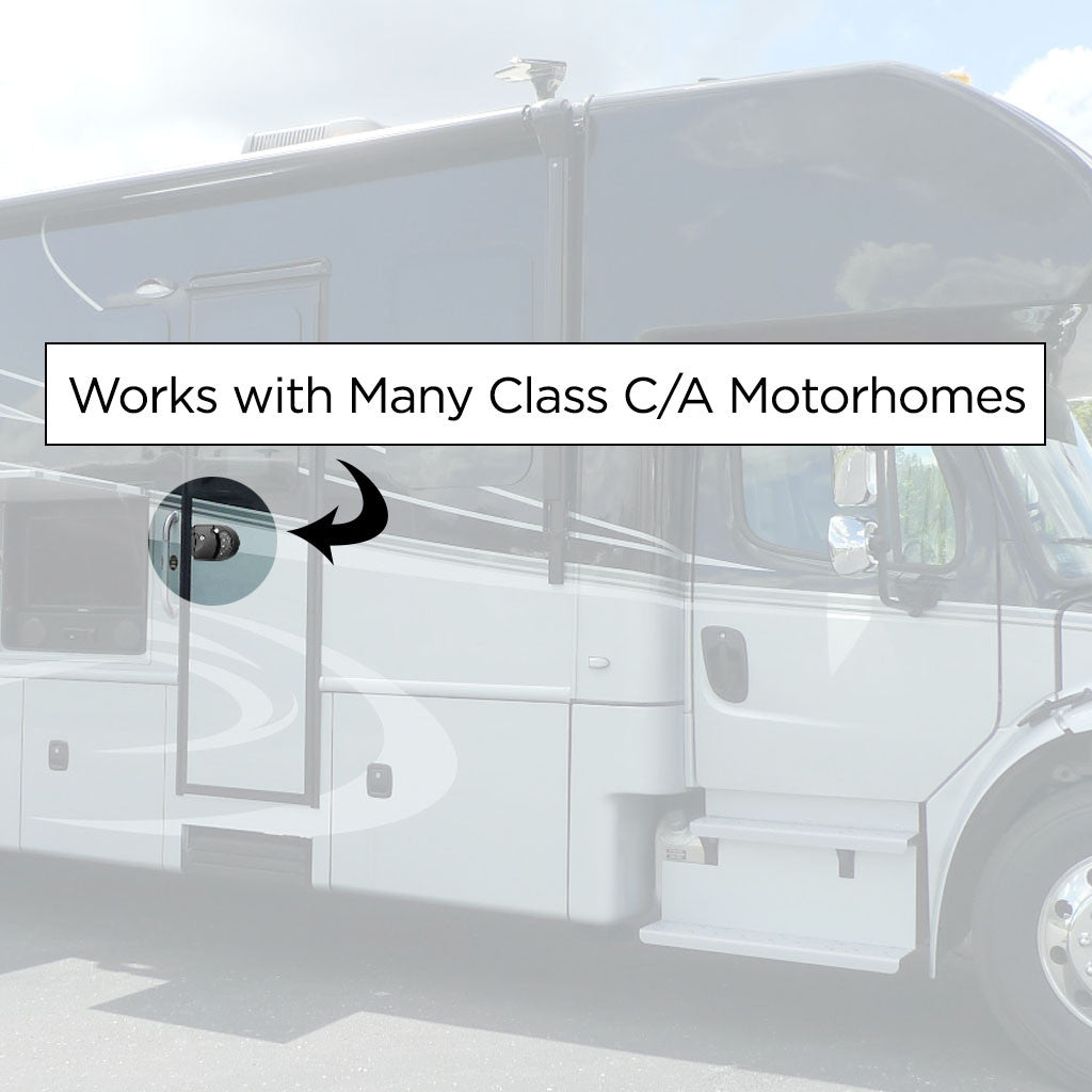 RVLock Charter Keyless Handle for Class C/A Motorhomes Left Hand