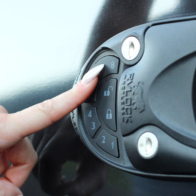 RVLock V4.0 Keyless Travel Trailer and Fifth Wheel Handle - Left Hand Doors